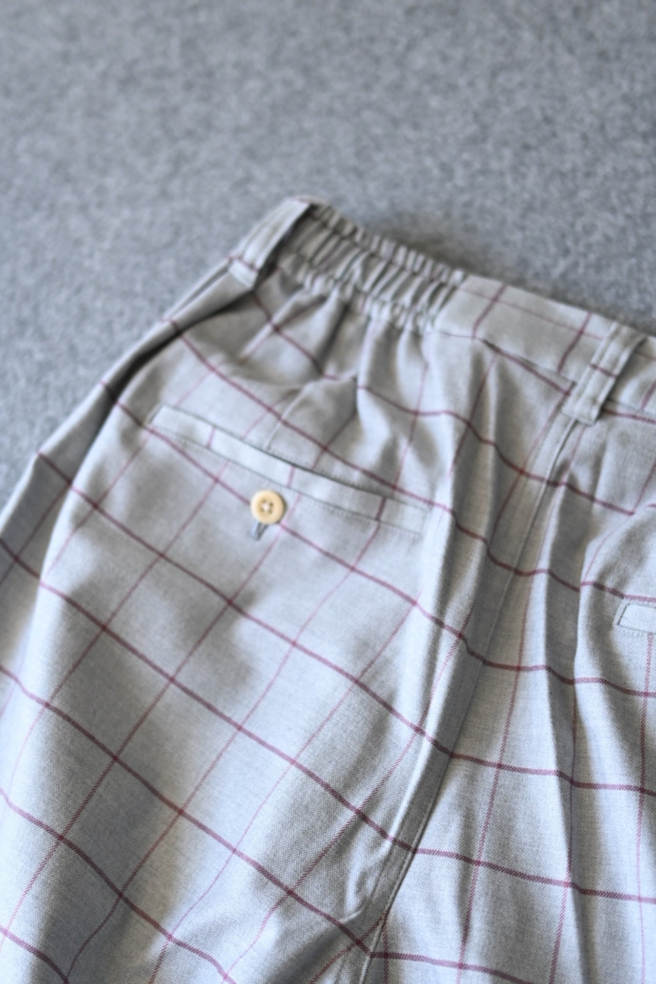 wonderland - Two Tuck Check Pants