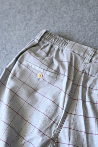 wonderland - Two Tuck Check Pants