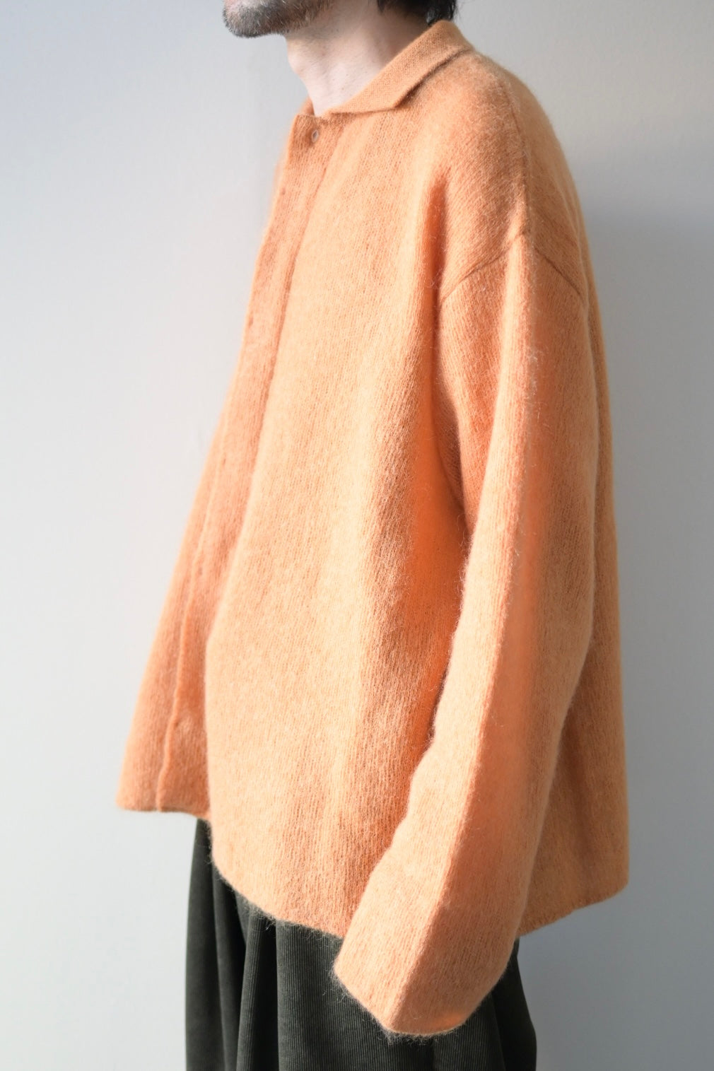 Blanc YM - Kid Mohair Knit Shirts