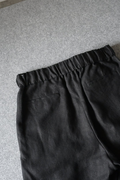 Blanc YM - HEMP BROWSING PANTS [BLACK]