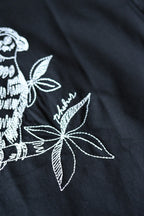 phebus  - TWO BIRDS T-SHIRT [BLACK]