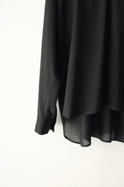 Blanc YM (ブランワイエム) - Superior Cotton Skipper Shirts [Black]