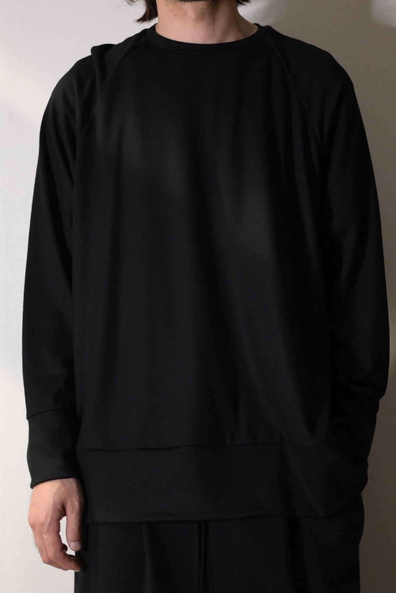 VUm - basic long knit [BLACK]