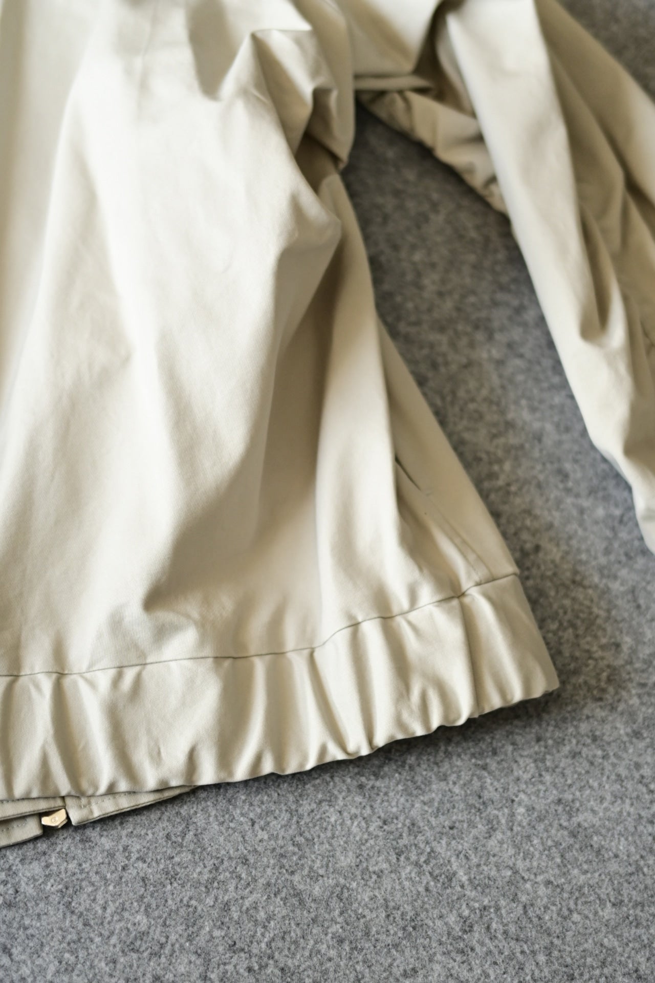 VU - short flight blouson [CHALK]