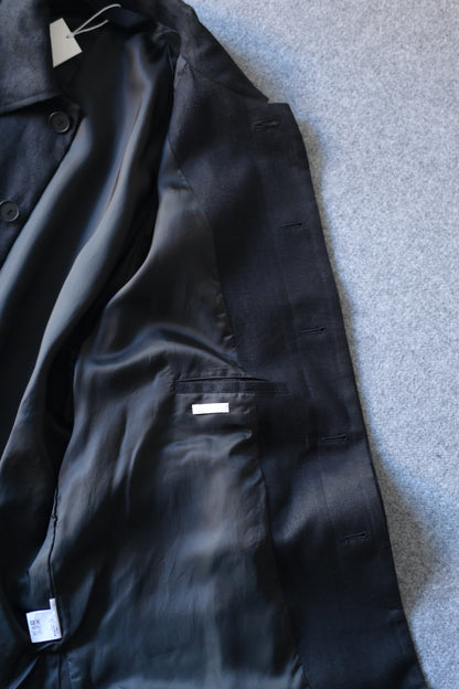 Blanc YM - HEMP OVERSIZE BALMACAN COAT