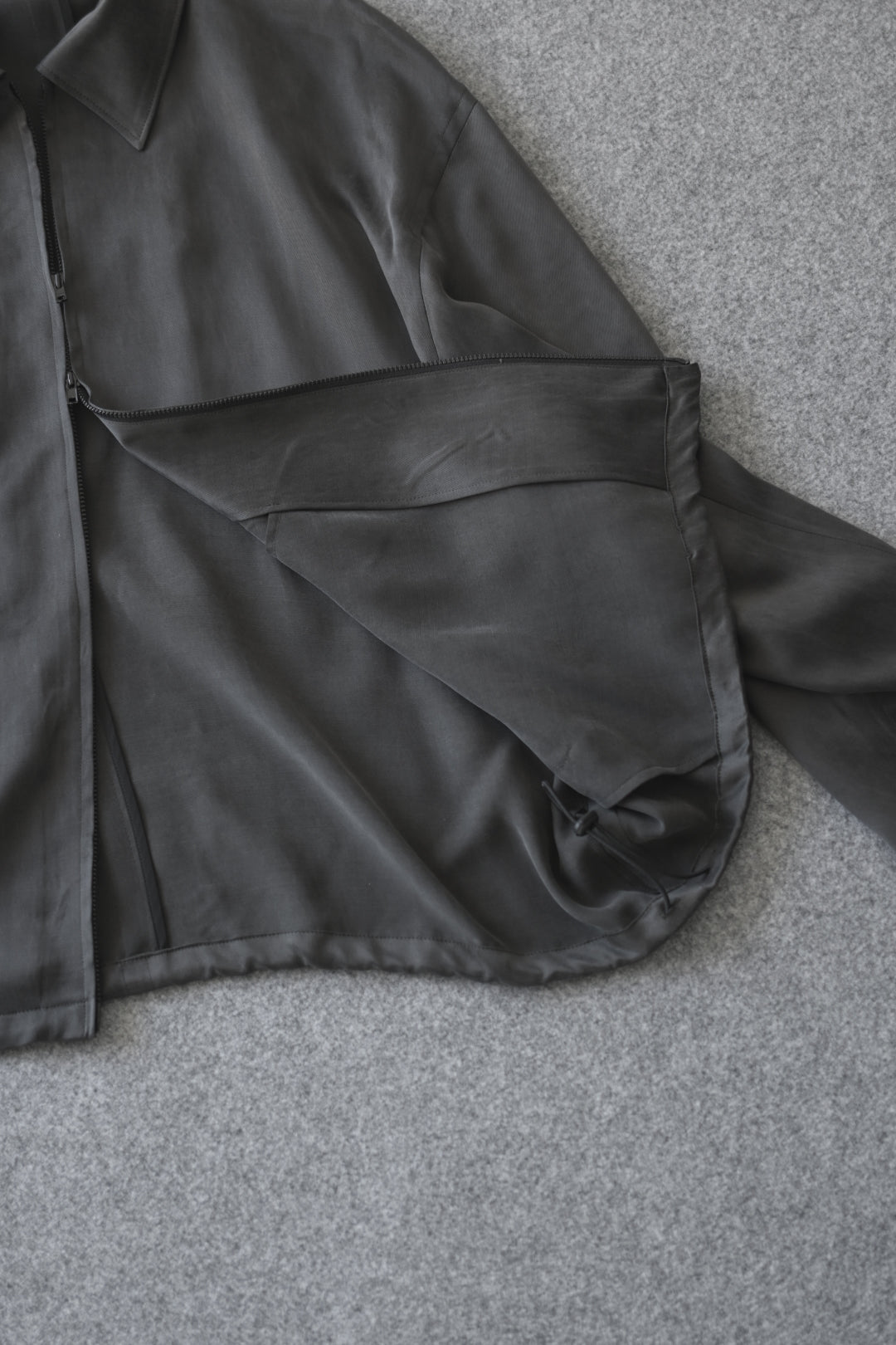 Blanc YM - Cupro Drizzer JKT