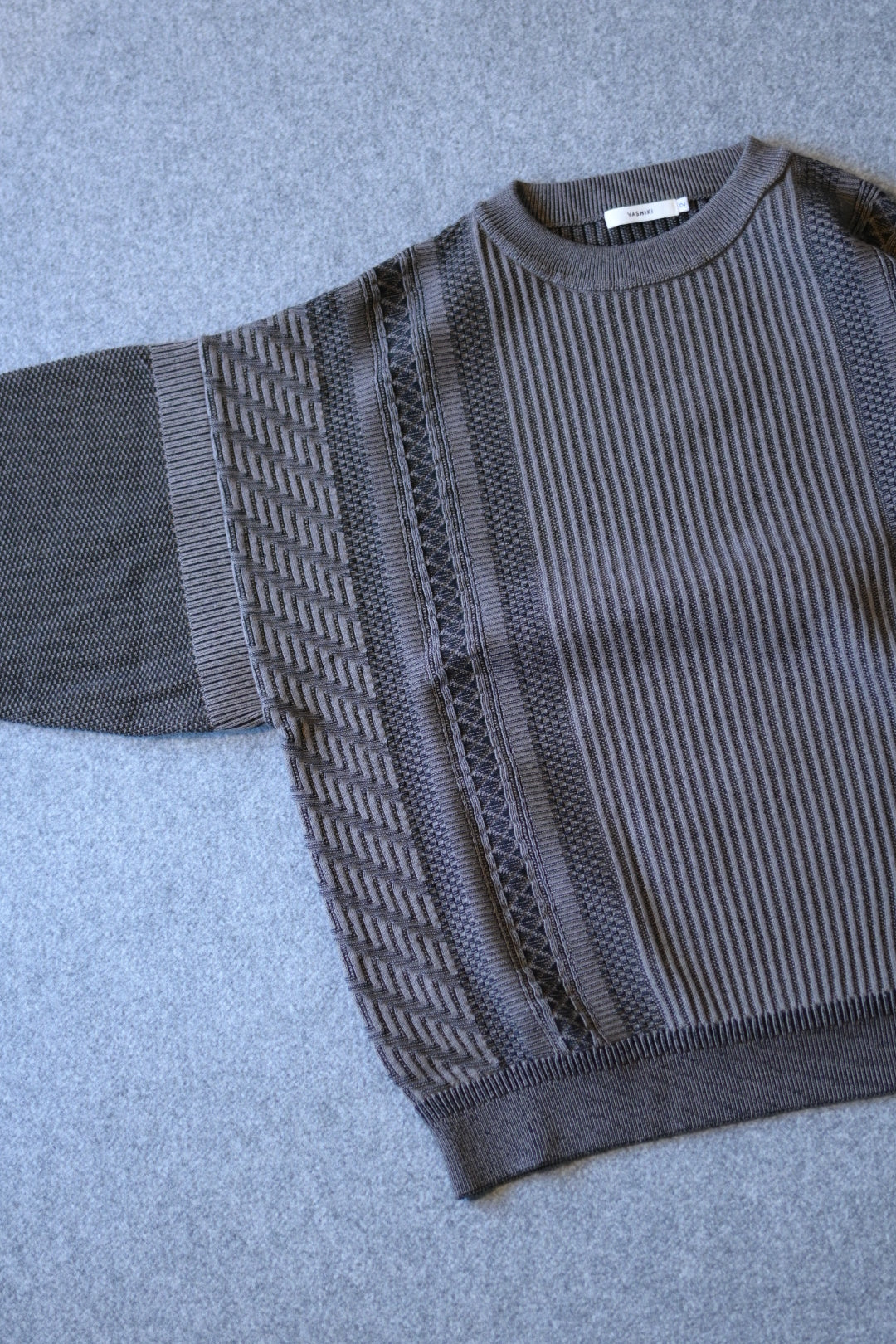 YASHIKI Yukishiro Knit [GREIGE] 通販 | ヤシキ ニット | turf