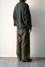 YASHIKI - Akiiro Drivers Knit [DARK-OLIVE]