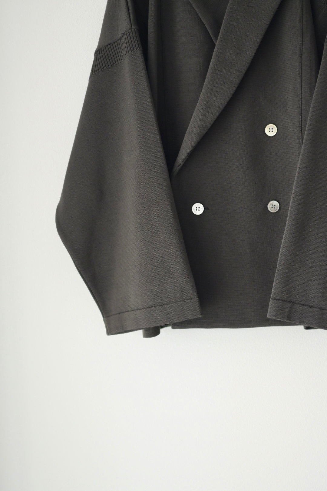 YASHIKI (ヤシキ) - Seion Short Double Jacket [DARK-OLIVE]