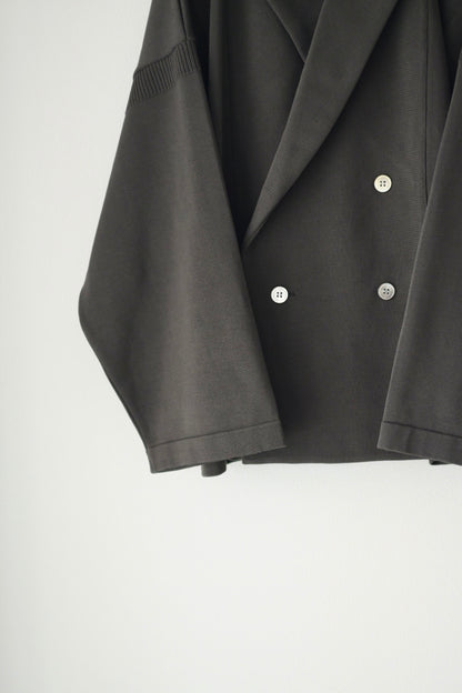 YASHIKI (ヤシキ) - Seion Short Double Jacket [DARK-OLIVE]