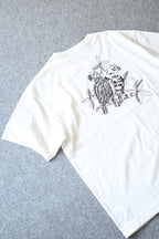 phebus  - TWO BIRDS T-SHIRT [WHITE]
