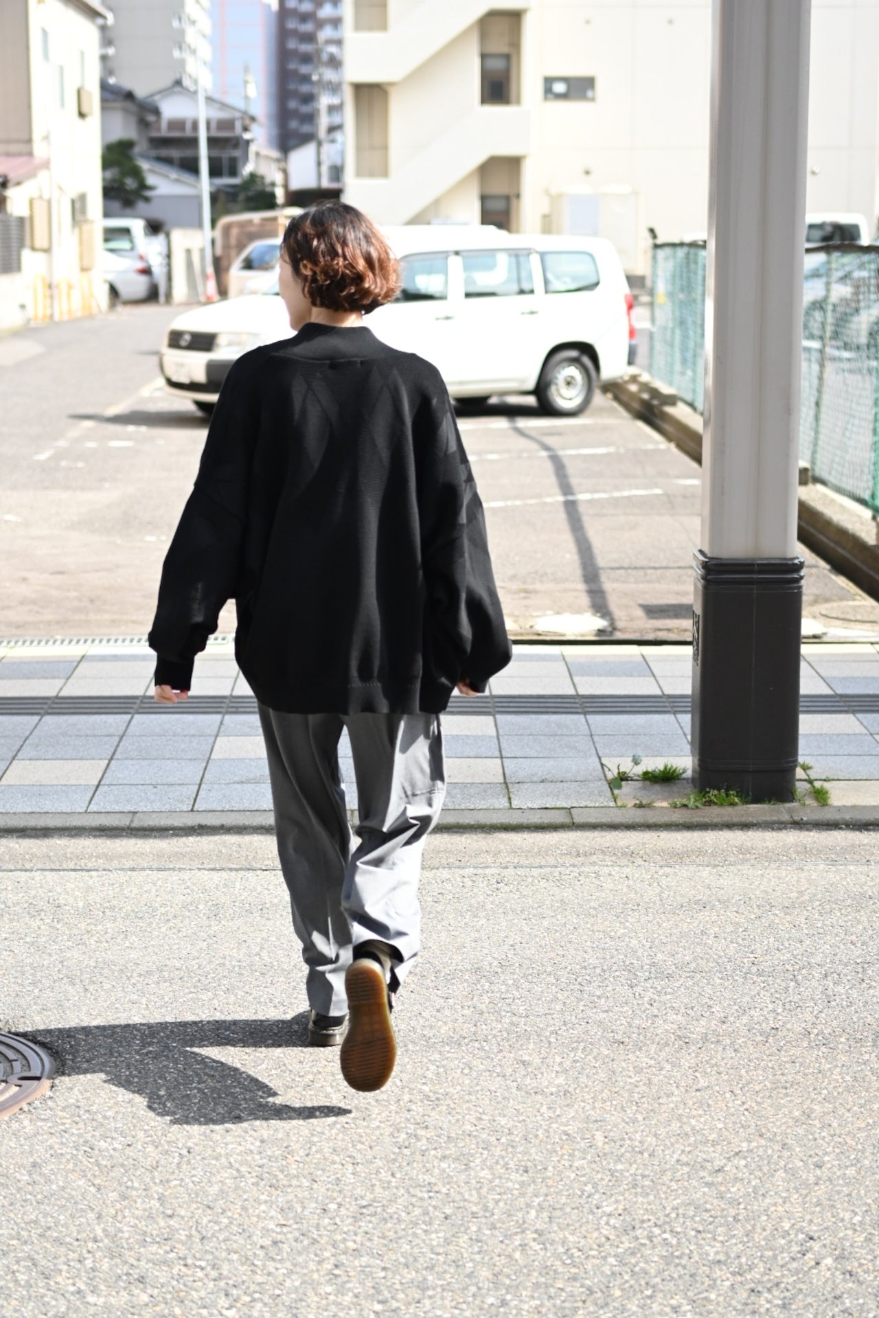 YASHIKI - Seika Knit Blouson [BLACK]