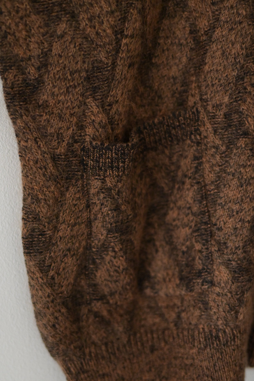 YASHIKI - Ochiba mohair Cardigan [ORANGE]