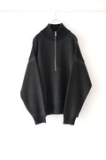YASHIKI - Karita Half Zip Knit [BLACK]