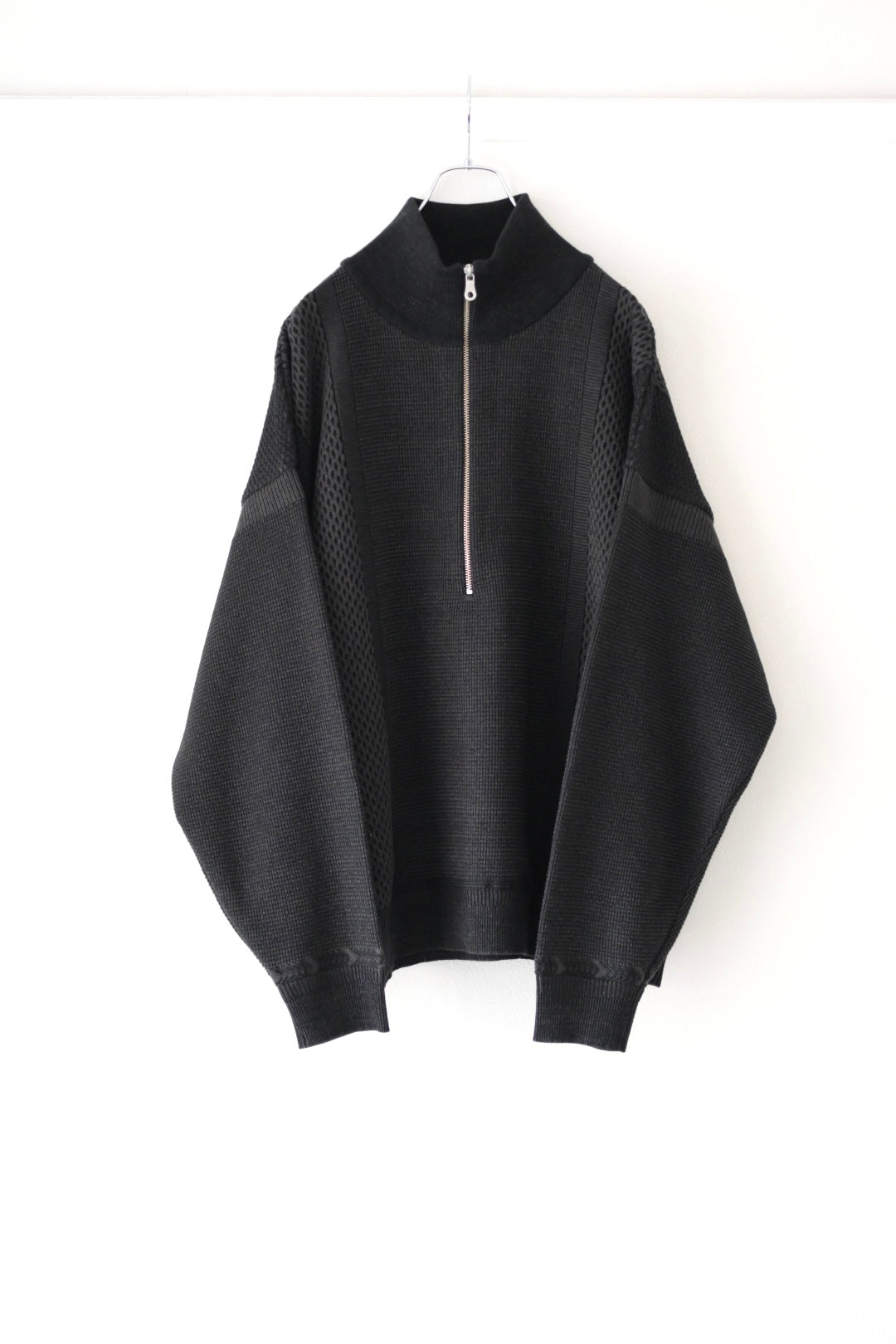 YASHIKI - Karita Half Zip Knit [BLACK]
