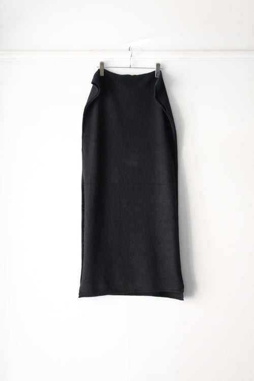 Blanc YM - Baby Alpaca Muffler [BLACK]