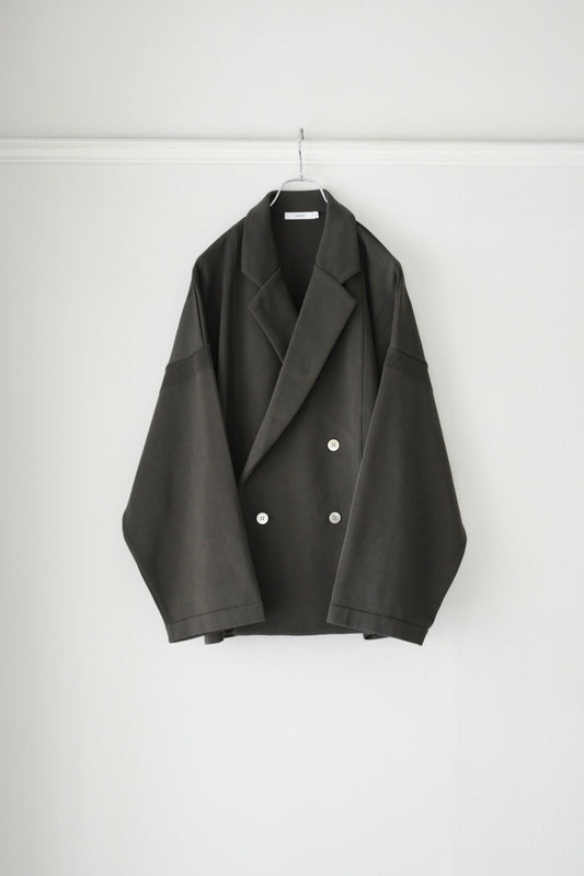 YASHIKI - Seion Short Double Jacket [DARK-OLIVE]