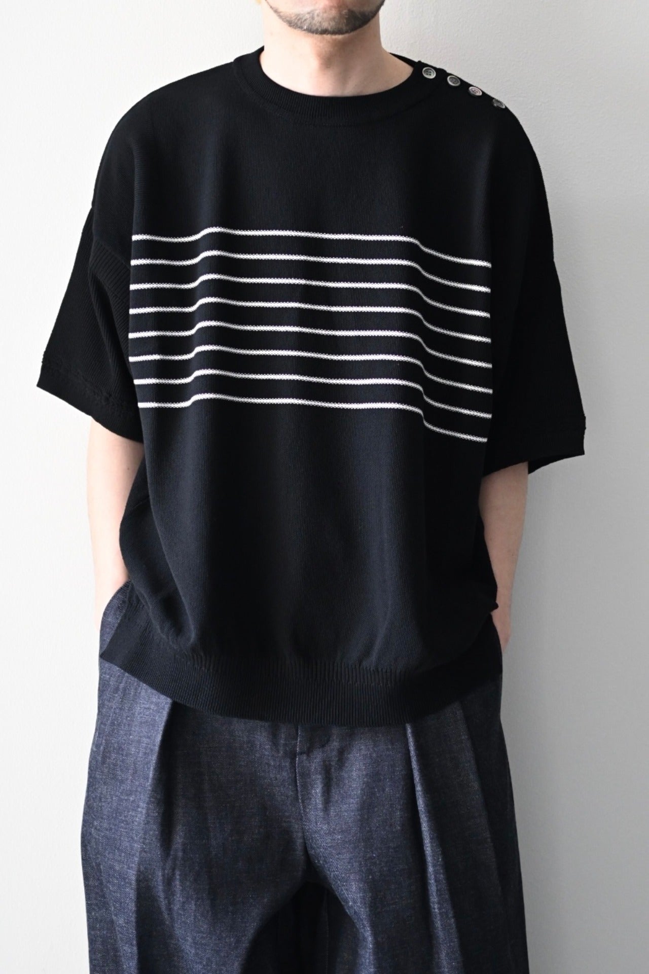 YASHIKI - Funaato Knit [BLACK]