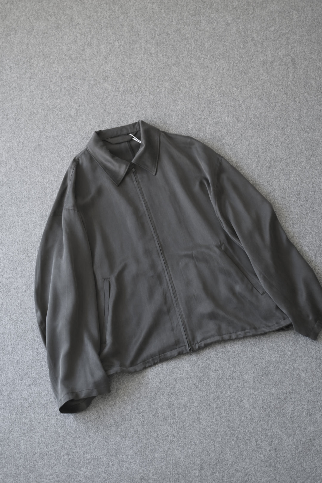 Blanc YM - Cupro Drizzer JKT