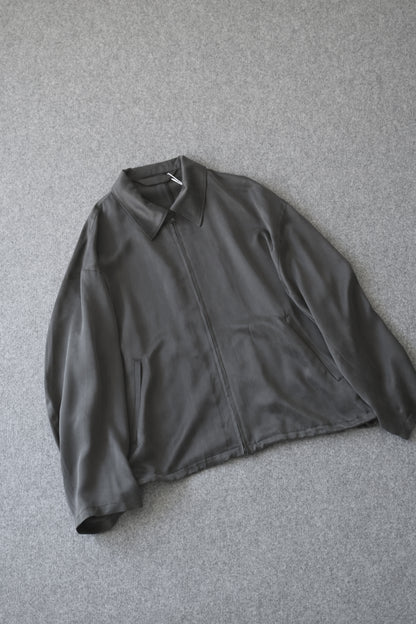 Blanc YM - Cupro Drizzer JKT