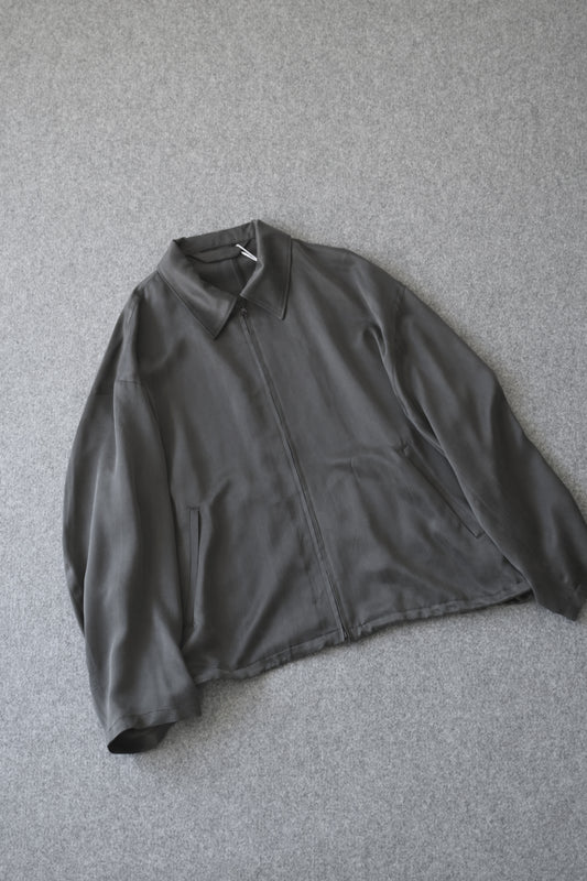 Blanc YM - Cupro Drizzer JKT