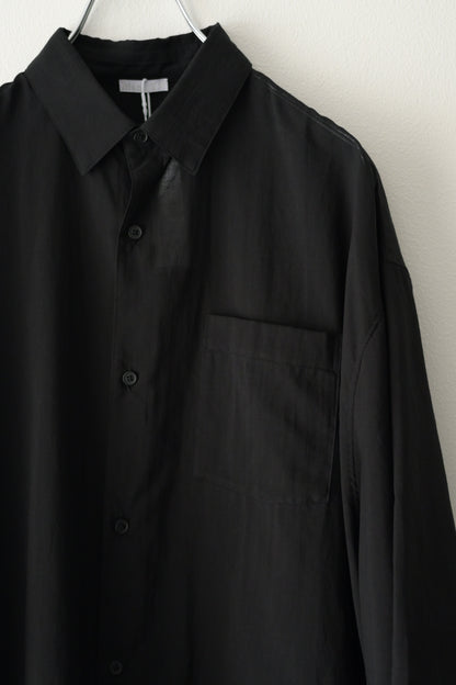 Blanc YM (ブランワイエム) - Supima Cotton Half Shirts [Black]
