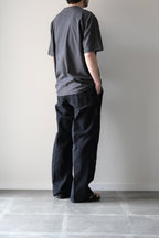 phebus  - COTTON JERSEY T-SHIRT [CHARCOAL]