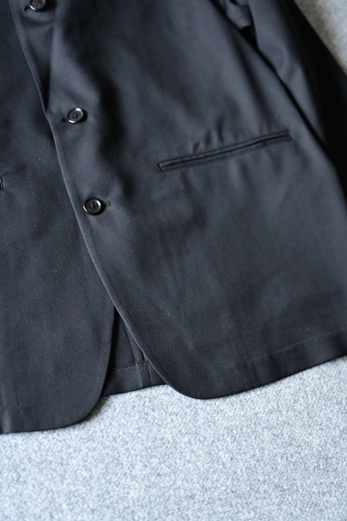 tangenet  -  Jacketsu [Black] wool tropical