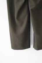 SAYATOMO - 2-Tack Corduroy Baggy Trousers [OLIVE]