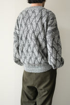 YASHIKI - Ochiba mohair Knit [MIX-GRAY]