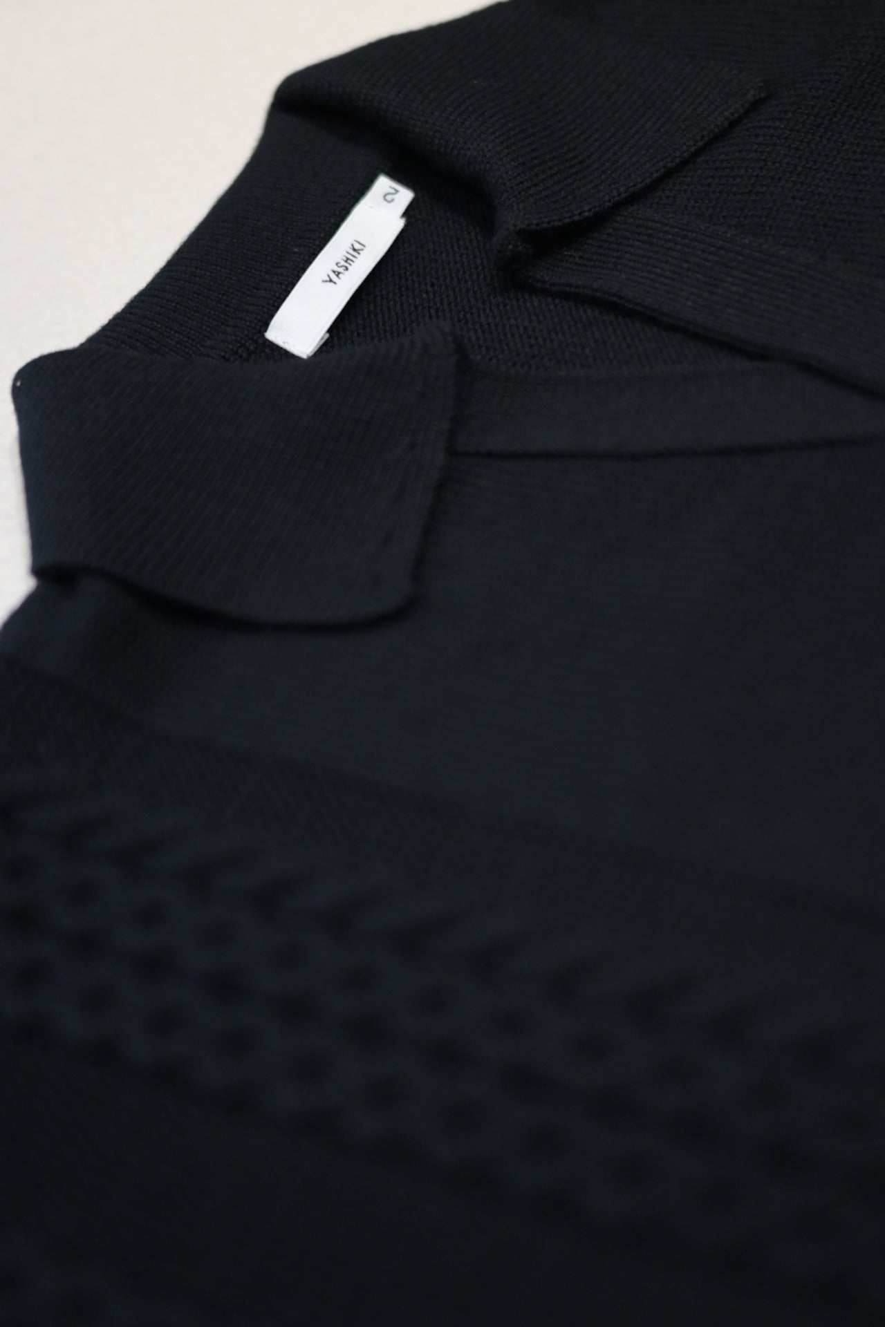 YASHIKI - Hatsuyuki Skipper Knit [BLACK]