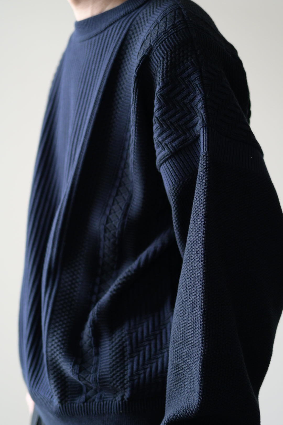 YASHIKI - Yukishiro Knit [DARK NAVY]