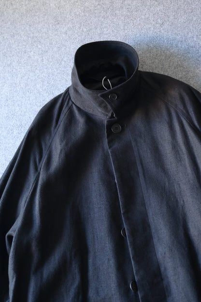 Blanc YM - HEMP OVERSIZE BALMACAN COAT