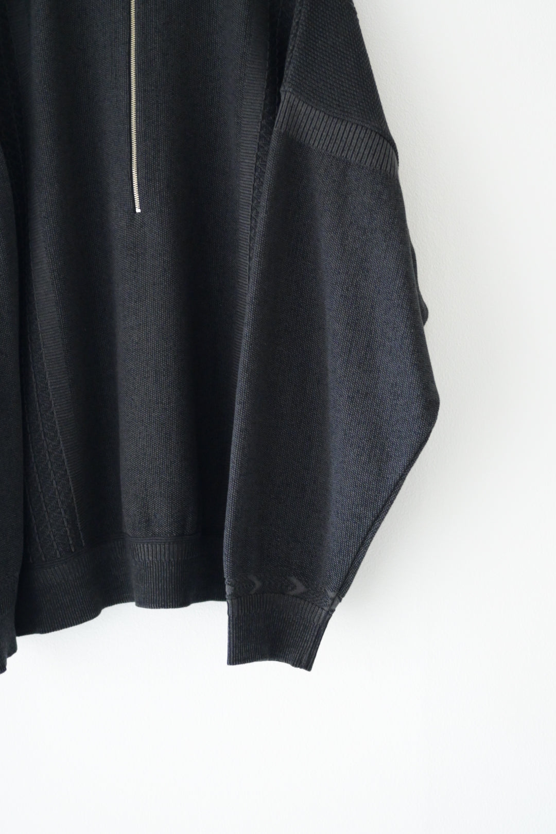 YASHIKI Kanto Zip Polo [BLACK] 通販 | ヤシキ ニットポロ | turf