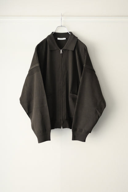 YASHIKI - Akiyo Zip Cardigan [DARK-OLIVE]