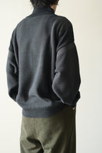 YASHIKI - Karita Half Zip Knit [BLACK]