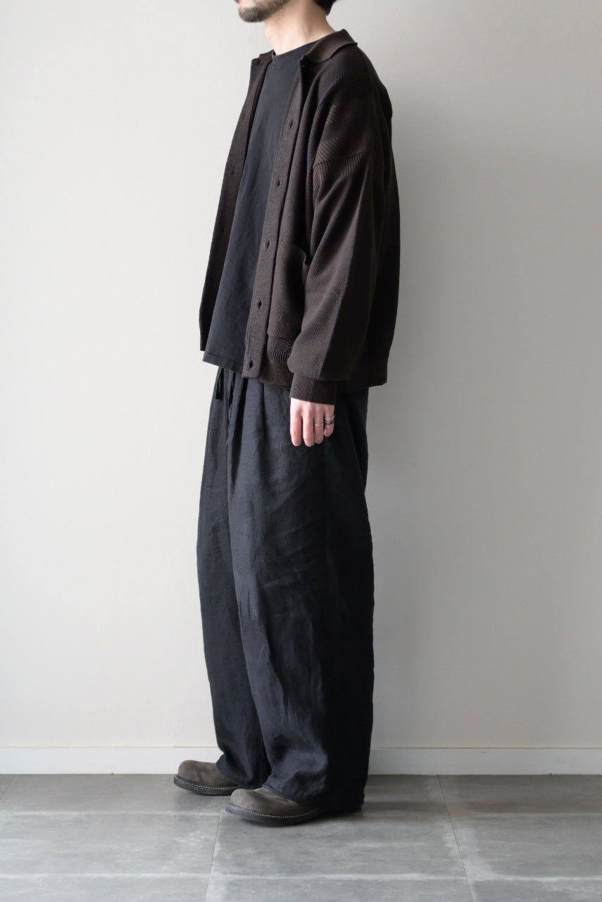 YASHIKI - Kokuu Collar Cardigan [BROWN]