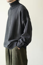 YASHIKI - Karita Half Zip Knit [BLACK]