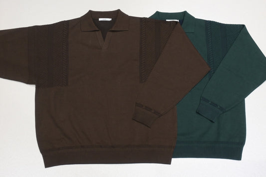 YASHIKI - Shunrin Skipper Knit [BROWN]