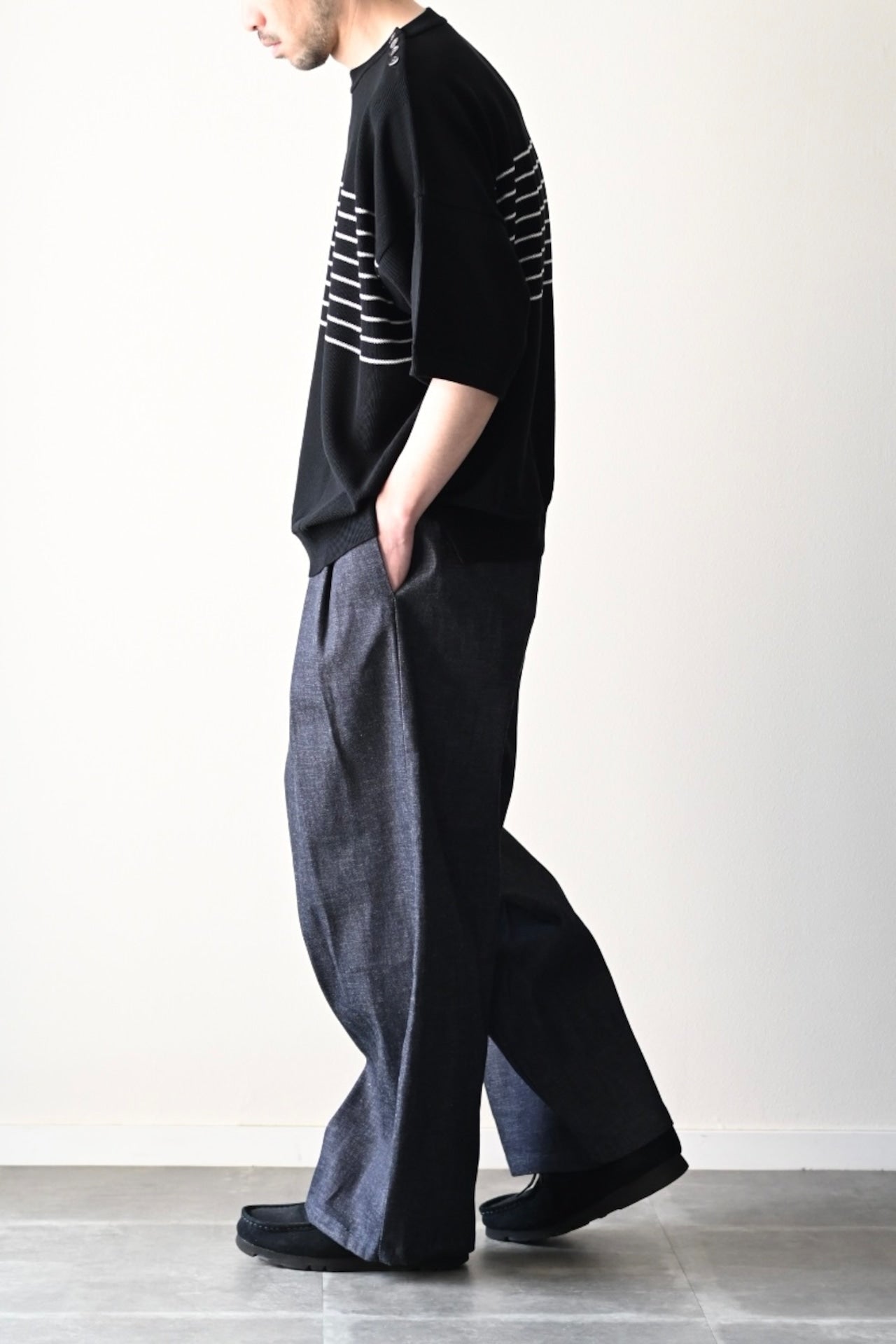 YASHIKI - Funaato Knit [BLACK]