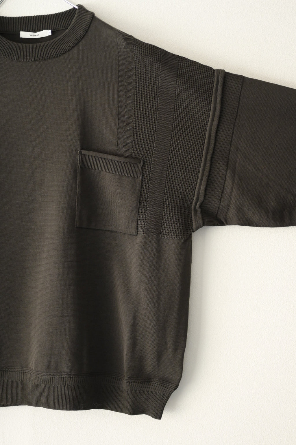 YASHIKI - Akiyo Knit [DARK-OLIVE]