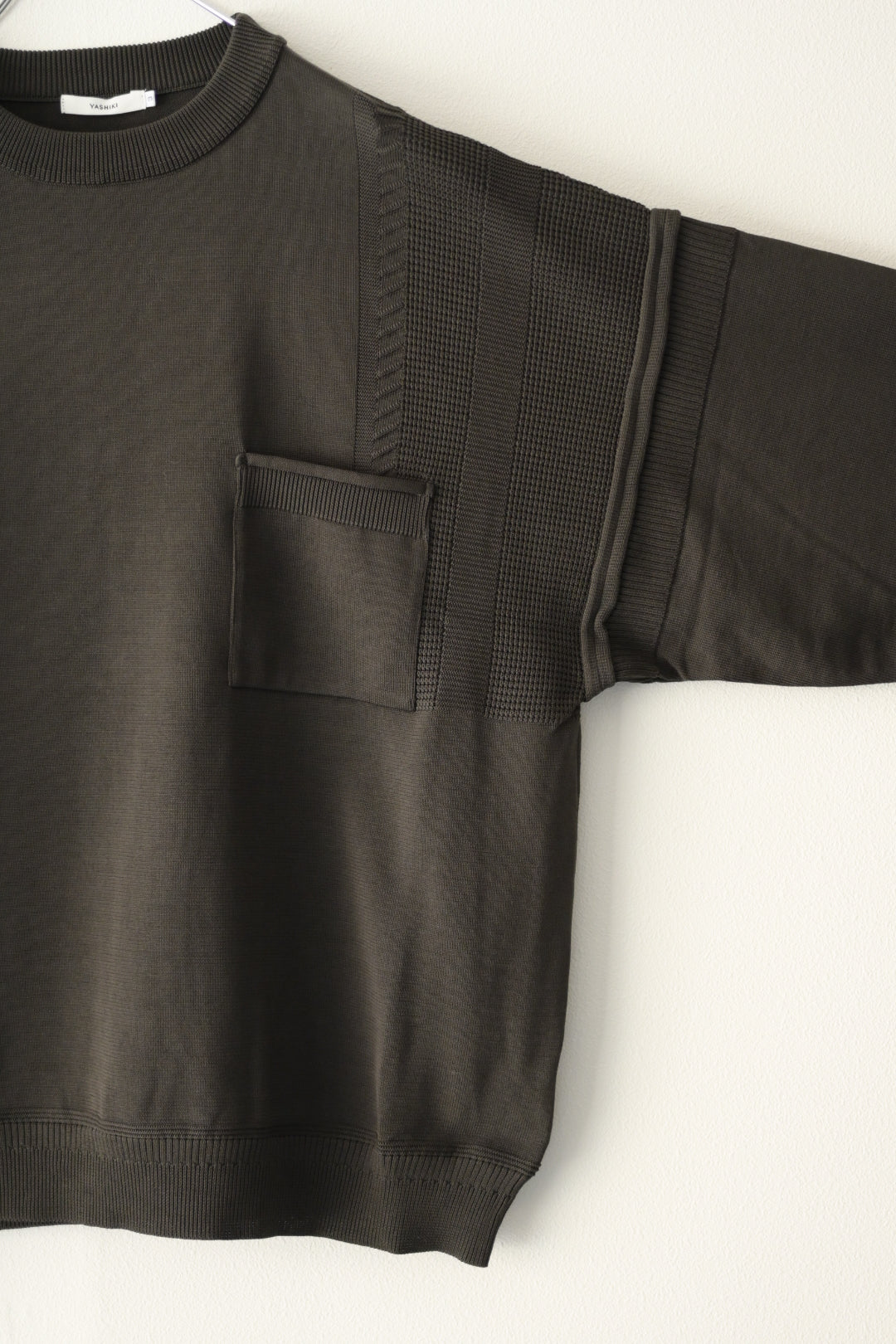 YASHIKI - Akiyo Knit [DARK-OLIVE]