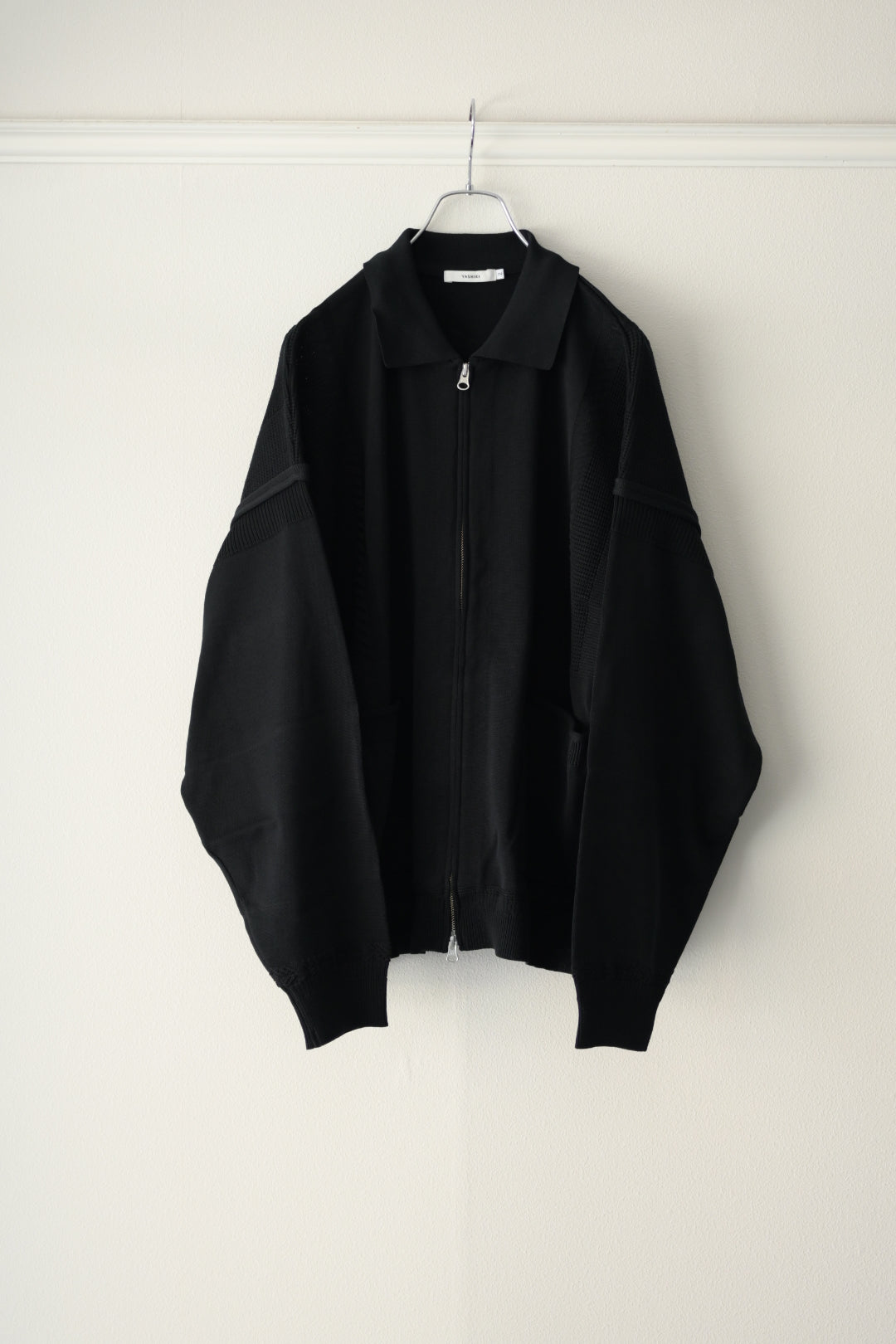 YASHIKI - Akiyo Zip Cardigan [BLACK]