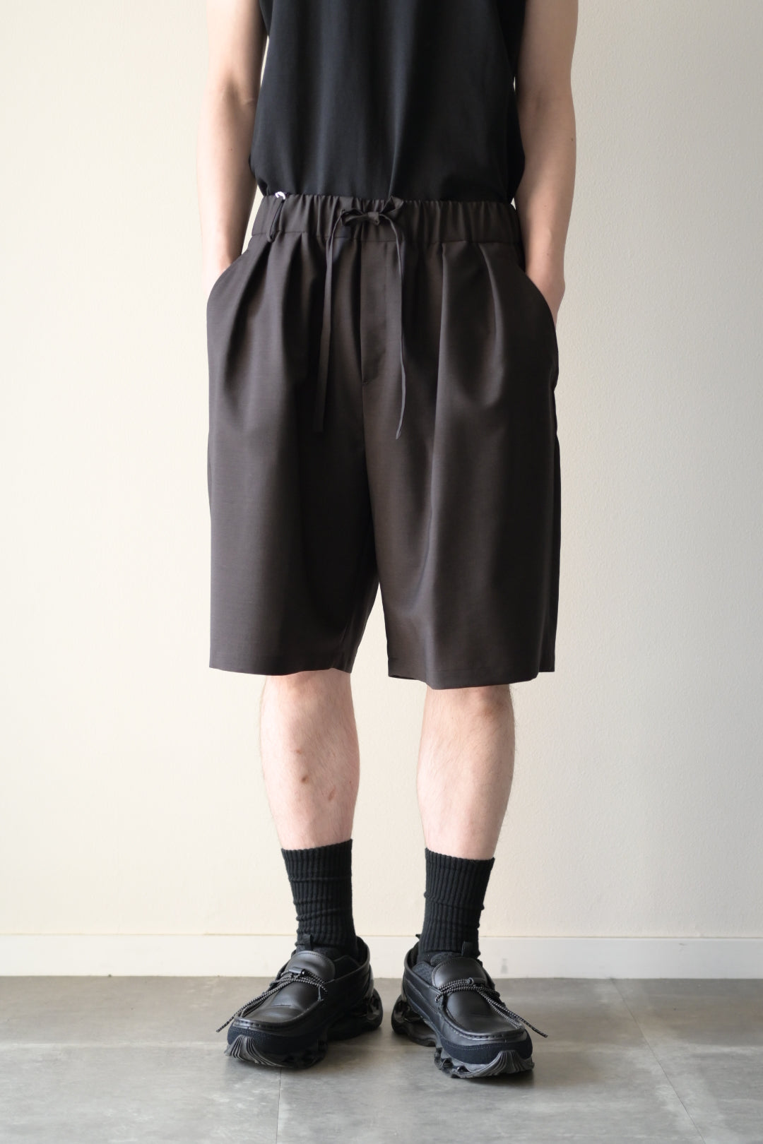 Blanc YM (ブランワイエム) - Wool Mohair Half Pants