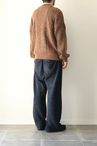 YASHIKI - Sekkei mohair Knit [ORANGE]