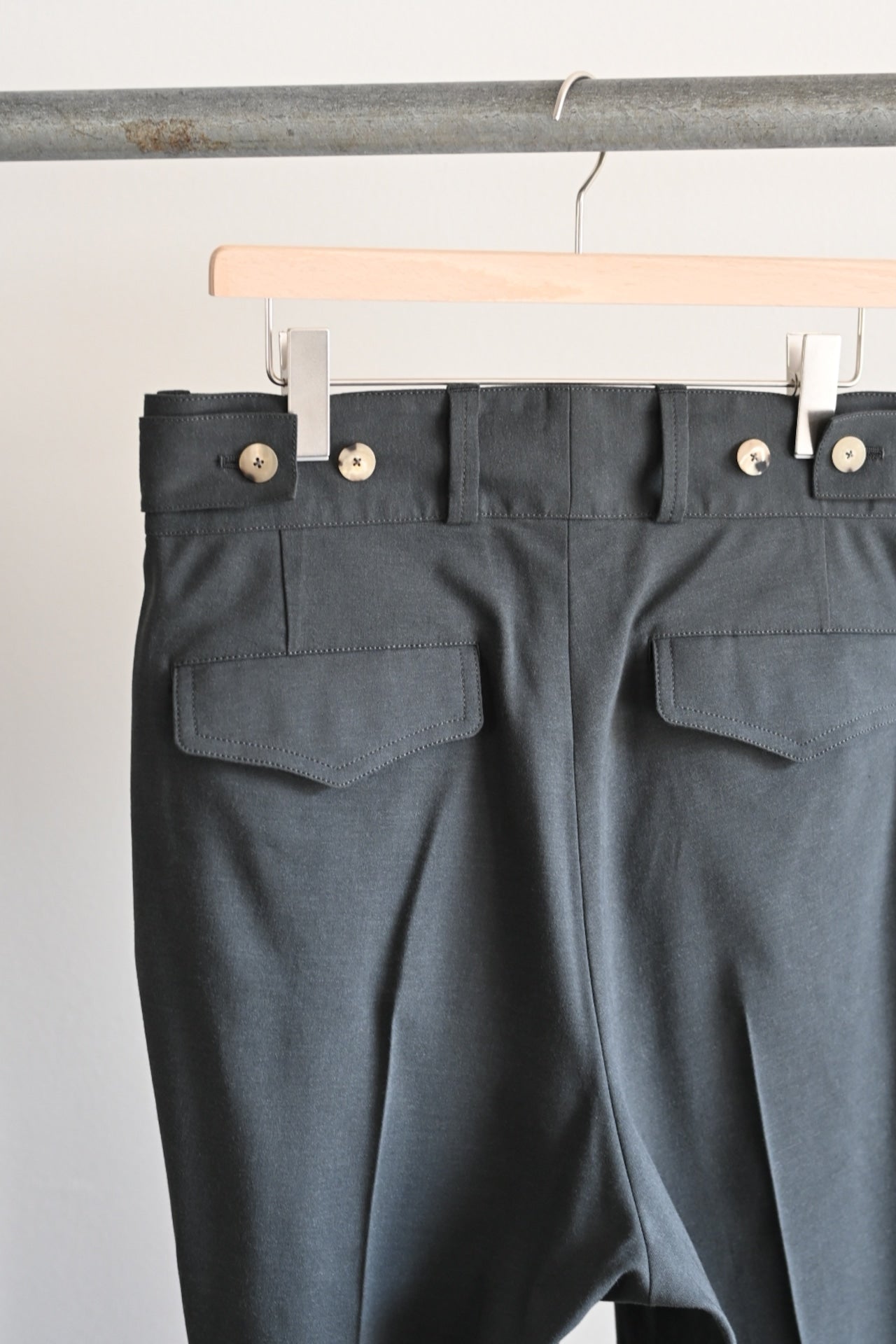 phebus - Doublecloth Three Tuck Pants
