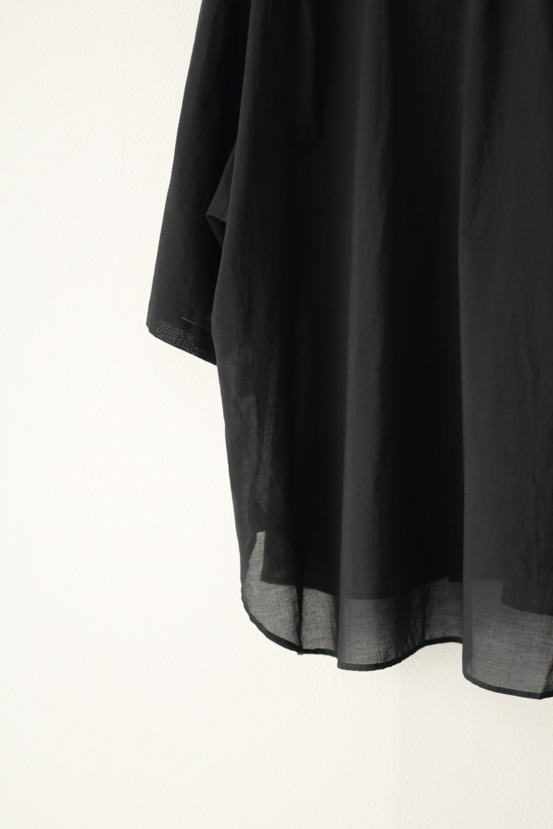 Blanc YM (ブランワイエム) - Supima Cotton Half Shirts [Black]