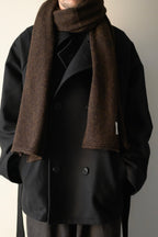 Blanc YM - Baby Alpaca Muffler [DEEP BROWN]