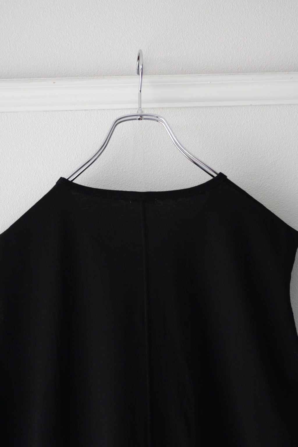 phebus  - COTTON JERSEY SLEEVELESS SHIRT [BLACK]