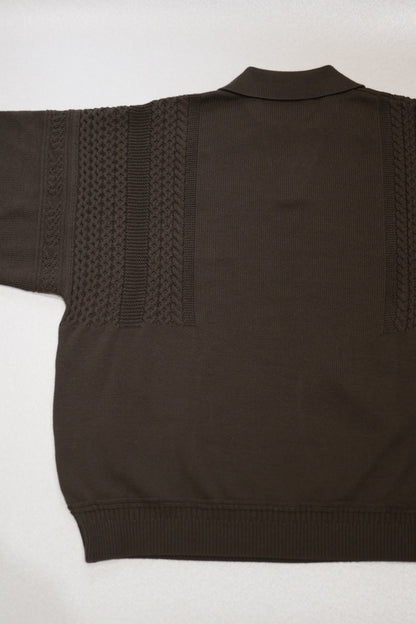 YASHIKI - Hatsuyuki Skipper Knit [BROWN]